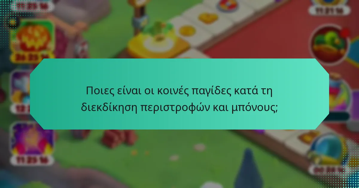 Ποιες είναι οι κοινές παγίδες κατά τη διεκδίκηση περιστροφών και μπόνους;