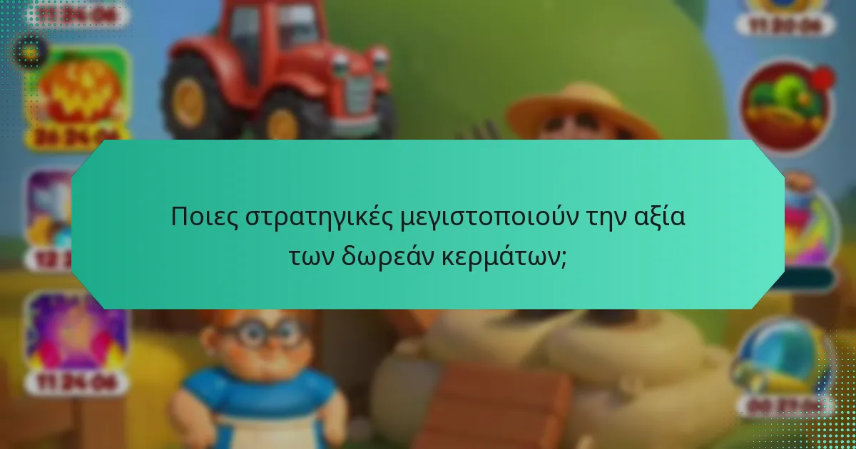 Ποιες στρατηγικές μεγιστοποιούν την αξία των δωρεάν κερμάτων;