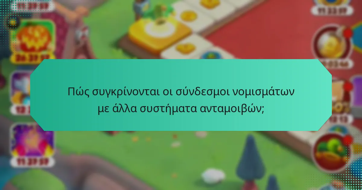 Πώς συγκρίνονται οι σύνδεσμοι νομισμάτων με άλλα συστήματα ανταμοιβών;